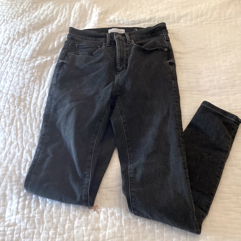 Loft high rise skinny jeans